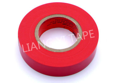 Roter Kautschukkleber PVC-Isolierband für den Anschluss, der 0.10-0.22 Millimeter Stärke verarbeitet