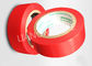 Roter Kautschukkleber PVC-Isolierband für den Anschluss, der 0.10-0.22 Millimeter Stärke verarbeitet