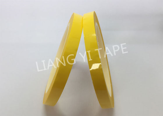 SGS 66m Länge Gelbe Polyesterfolie mit Klebstoff-Isolierbändern
