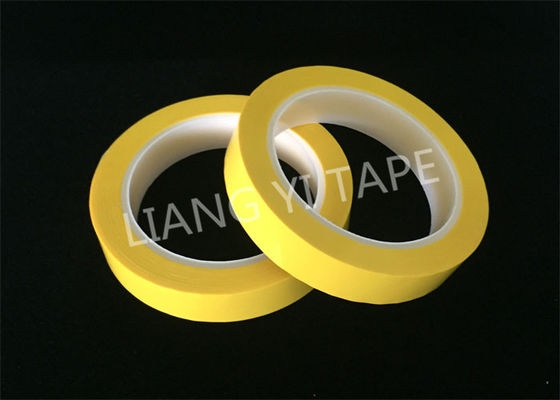 SGS 66m Länge Gelbe Polyesterfolie mit Klebstoff-Isolierbändern